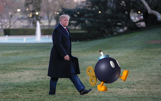 Donald Trump Appoints Bob-omb as Secretary of State